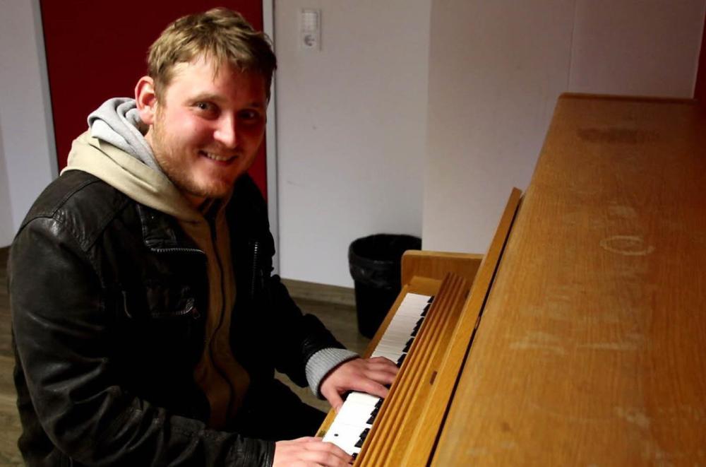 Steffen Krafft am Klavier